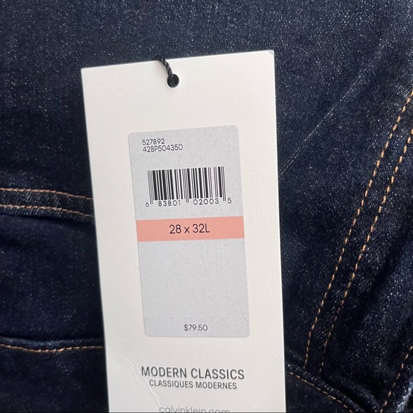Calvin Klein Mid Rise Skinny Jeans 28x32 NWT FINAL PRICE - Picture 5 of 5